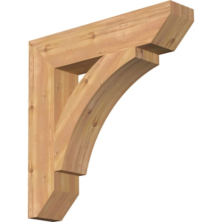 Thorton Slat Smooth Bracket, Western Red Cedar, 5 1/2"W x 28"D x 28"H